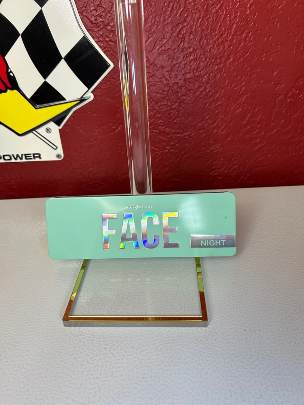 Profusion Cosmetics FACE Night Eyeshadow Palette - Mint with Holographic Accents